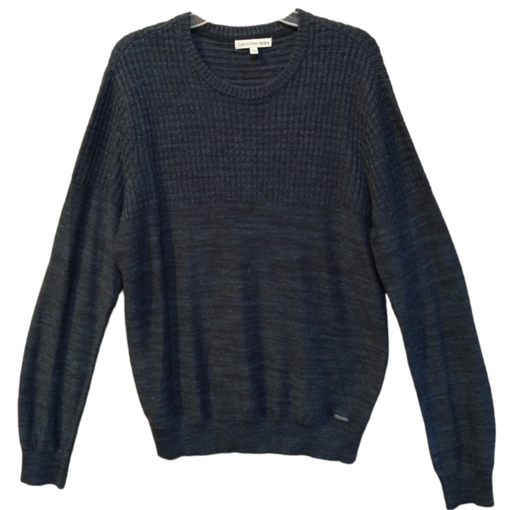 Calvin Klein Jeans Men's Dark Grey Sweater Sz L
